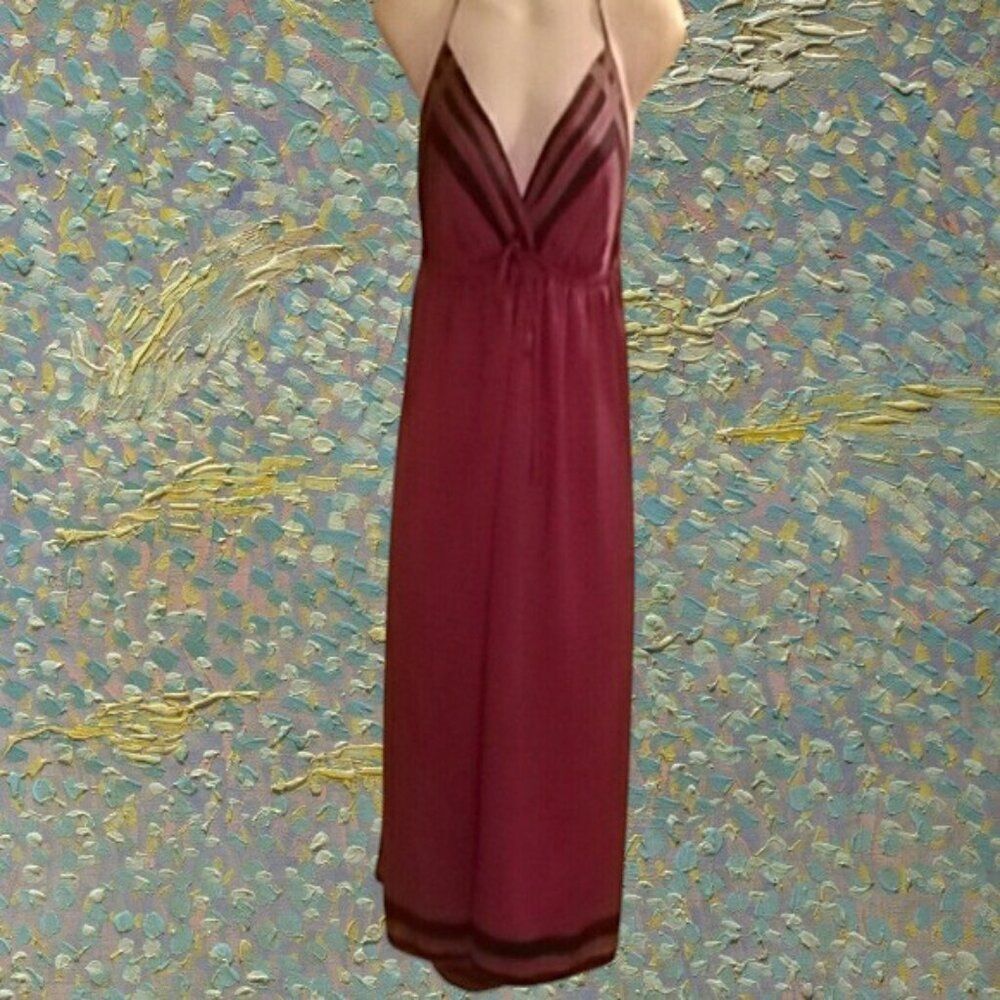 Old Navy Soft Like Silk Pink Satin Dress Size Large